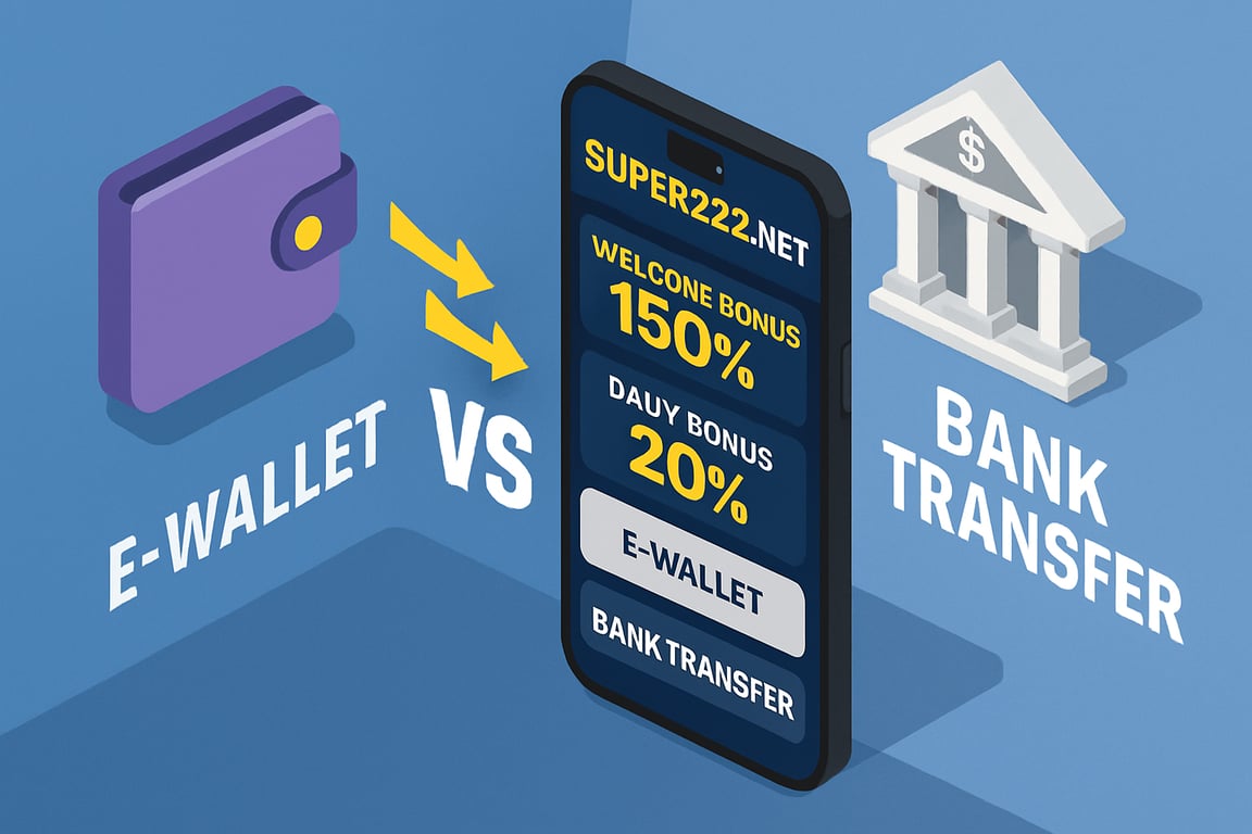 Super222.net Review: Comparing E-wallets and Bank Transfer Options for Bonus Usage